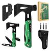 FLISSA 14-in-1 Multitool Axe Hammer Camp Hatchet Multi Tools LED Light EDC Knife