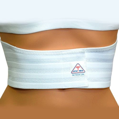 ITA-MED Breathable Elastic Rib Brace, Best Rib Belt for Women, Compression Rib Support Wrap/Binder for Broken, Cracked, Dislocated & Fractured Ribs, Made In USA, Medium