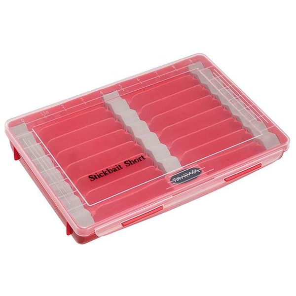 Daiwa D-Vec Tactical Short Stickbait Organizer, Red, One Size (DTSBLC-S)