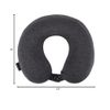 Charcoal U Shape Travel Body Positioner Memory Foam Neck Support Pillow