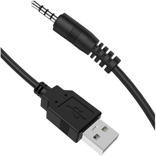 Luventg 3.5mm USB Charger Cable,3.5mm Male AUX Audio Jack to USB Male Charge Cable Adapter Cord,Compatible with MP3,Headphones,Speakers,Voice Recorder and Any Other Devices with 3.5mm Port(3.3 ft)