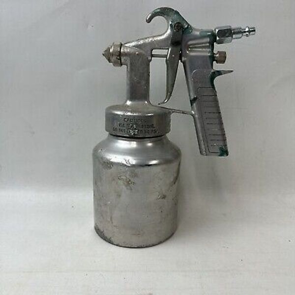 Sears 283-155820 Paint Spray Gun With Can Has Wear Didn’t Try To Clean Paint Off