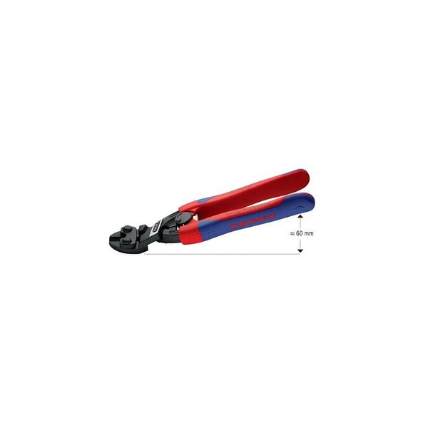 Knipex CoBolt® Compact Bolt Cutter black atramentized, with slim multi-component grips 200 mm 71 22 200