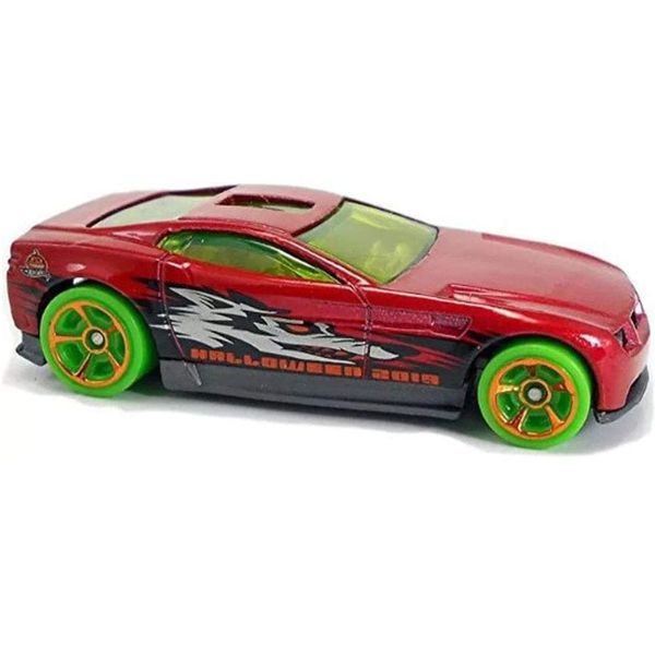 Hot Wheels Halloween 2019 Die-Cast Metal Vehicle Series - 2/6 - GBC56 - Torque Screw - Red Sports Car with Wolf on The Side