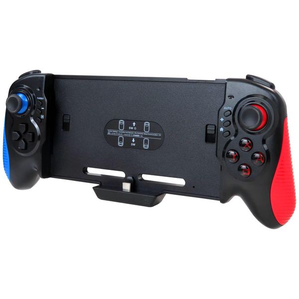 Life Girl Star New Replacement for Gamepad Dual Vibration Handheld Controller, Compatible for Nintendo Switch/Switch OLED, with Turbo Function, Blue + Red