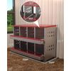 8-Compartments Chicken Nesting Box for Laying Eggs Roll Away Chicken Out Hens