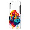 Dripping Paint Art Irish Water Spaniel Case for iPhone 16