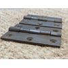 Pair 2 1/2" x 3 1/2" Antique Cast Iron Butt Hinges Door Hardware
