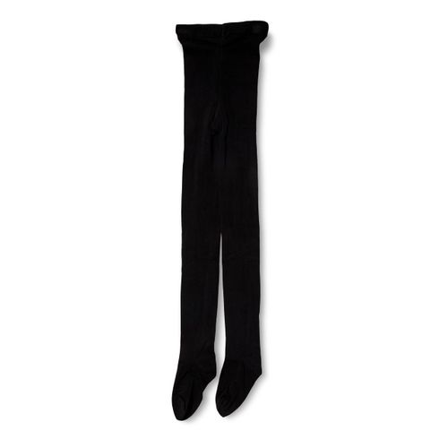 Gunze HGU672 Women's Hot Magic Tights, Warm, Cotton Blend, Black