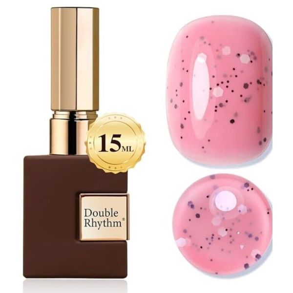 Double Rhythm 15ML Gel Nail Polish PINK EGGSHELL B1078 Sealed New