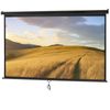 Manual Pull Down Projector Projection Screen Home Theater Movie 100" 16:9 Black