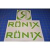 2 RONIX LIME PARKS LOGO STICKER DECAL WAKEBOARD With FREE R