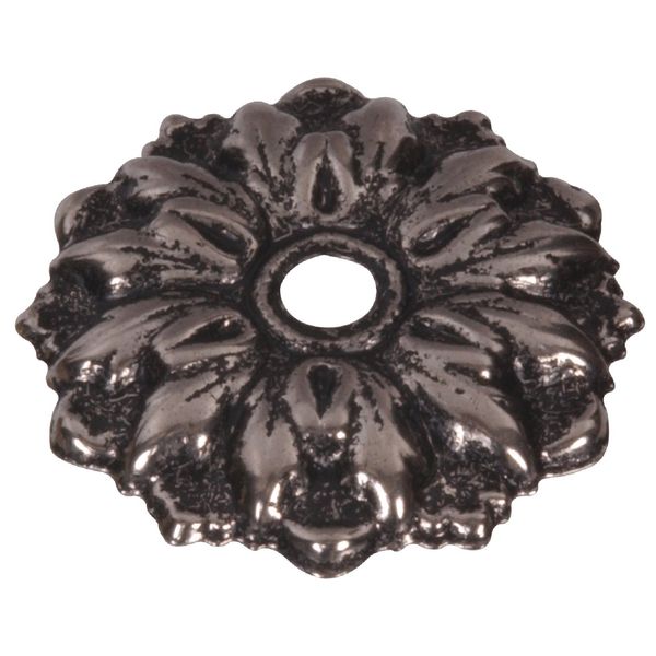 Hillman Antique Silver Rosette (1" Size)