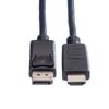 ROLINE DisplayPort Kabel DP - HDTV, ST/ST, schwarz, 2,0 m