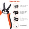 7.1" Multifunctional Wire Stripper Tool,Crimping, Cutting & Twisting Pliers for Electrical Work, DIY Projects & Home Construction,Electrician's Tool