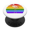 Flamingo Rainbow Bird Birdwatcher Songbird Diversity PopSockets Swappable PopGrip