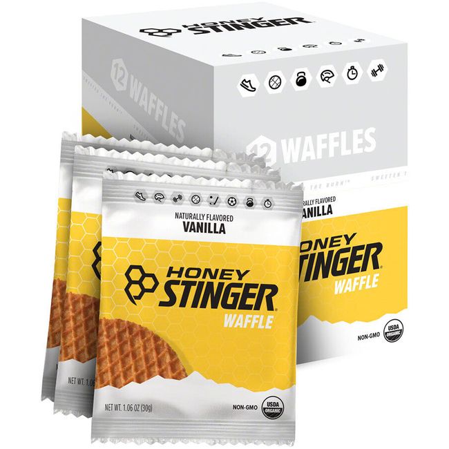 Honey Stinger Organic Waffle - Vanilla, Box of 12