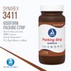 Dynarex Plain Packing Strip, Sterile Wound Care, 100% Cotton Woven Packing Strip, with Iodoform, Soft & Absorbent, 1/4” x 5 yd., 2 Jars of Packing Strips