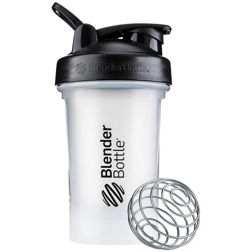 BBCLV220 BK Classic V2 Blender Bottle, Mixer, Shaker Bottle, 20 oz (600 ml), Clear/Black