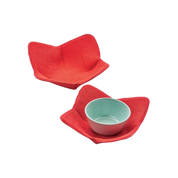 Kitchen Plate Hugger for Microwave| Hot Pads for Microwaves | Microwave Oven Mitt | Bowl Cozy | Food Huggers | Microwave Plate and Bowl Huggers | 2 Pack