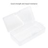 TOPINCN Plastic Storage Box Transparent Rectangular Antique Lipstick Storage