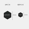 Ad Power Sonic Hexagon SS (Black) Set of 4