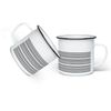 Fuck This Shit Pattern | Funny Gift Idea Cup Tea Coffee | 9oz White Enamel Mug