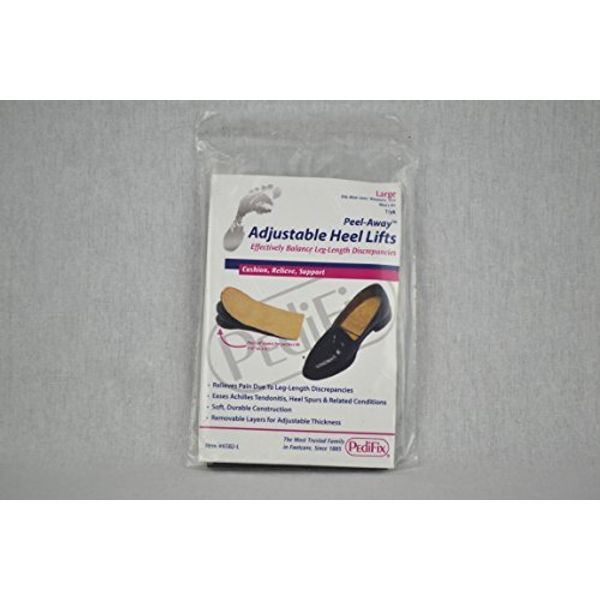 PediFix Peel-Away Adjustable Heel Lift Large 1 ea