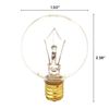 Globe 120V 25W G12 Candelabra E12 Clear Bulb 2700K Warm White