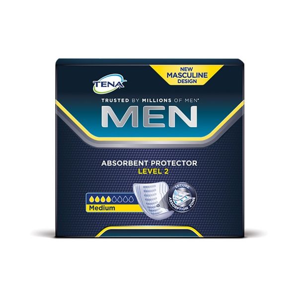 TENA Men Absorbent Protector Level 2 - 2 Packs of 10