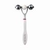 TE QUMALeSS Bear Less Teratite Face Roller with Silver Feeling White Tool Tip, Black, 3 Bags