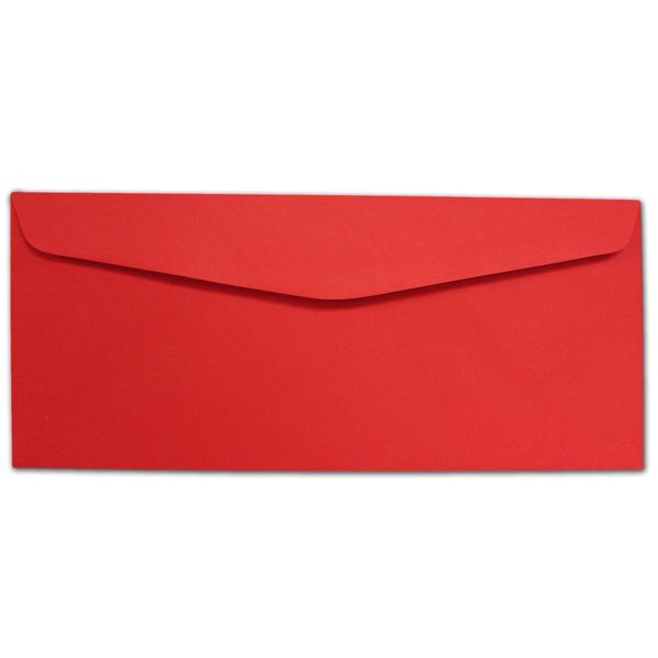 Red #10 Envelopes - 100 Envelopes - Desktop Publishing Supplies™ Brand Envelopes