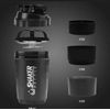 ✯✯✯2 Pack✯✯✯16 Oz Protein Shaker Bottle with 3 Layer Twist Off Design