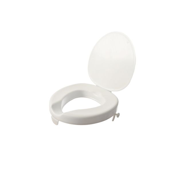 Serenity Raised Toilet Seat - 4" (with Lid)