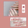 Set of 24 Nail Tips, Cute Rose Flower Nails, Coming-of-Age Ceremony, Reception, Party, After-Party, Wedding