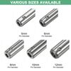M METERXITY 2Pcs Ball Locking Pins 6mm Dia 15mm Usage Length Push-Button Quick Release Pin