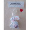 Handmade! Easter Bunny, Sitting on Hind Legs. New, Felt Hanging Ornaments (EAB)