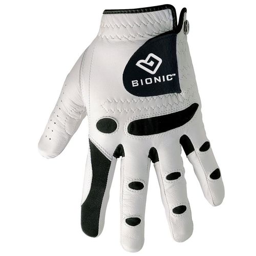 Bionic StableGrip with Natural Fit Golf Glove - White (Small, Left)