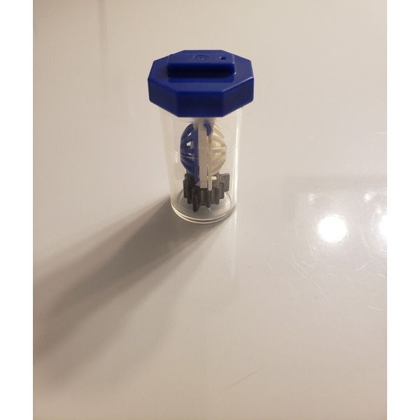 New Contact Solution lens case holder with Disinfecting neutralizing disc