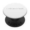 Funny minimalist baking garlic bread - I like Garlic Bread PopSockets Swappable PopGrip