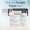 Belladonna 30C Homeopathic Remedy, 270 Pellets