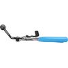 BGS 477 | Hose Clamp Pliers | Bent Type | with Ratcheting Function | 220 mm