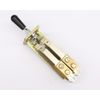 60012 Switchcraft 2-position Non-Locking Lever Switch with Black Knob Actuator