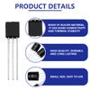 Innfeeltech 50 Pcs BJT Power Transistors Values 2N3906 PNP Power General Purpose Transistors