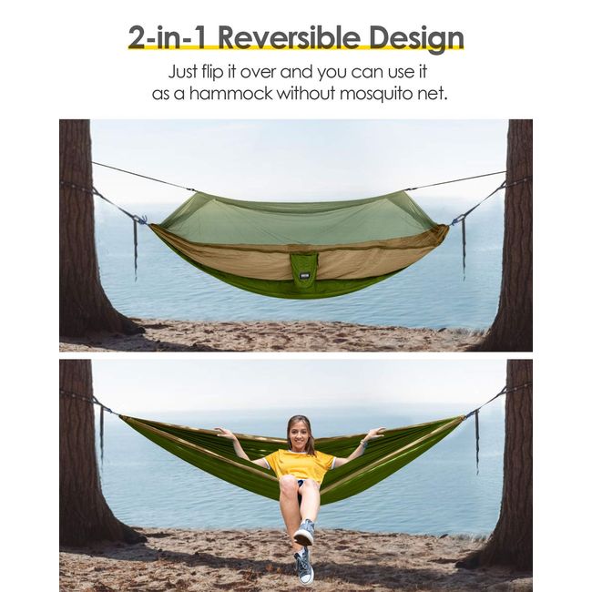 Kootek Camping Hammock Double & Single Portable Hammocks Camping Accessories