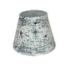 Albert Estate LTD., 10" Navy World Map Clip-On Lamp Shade