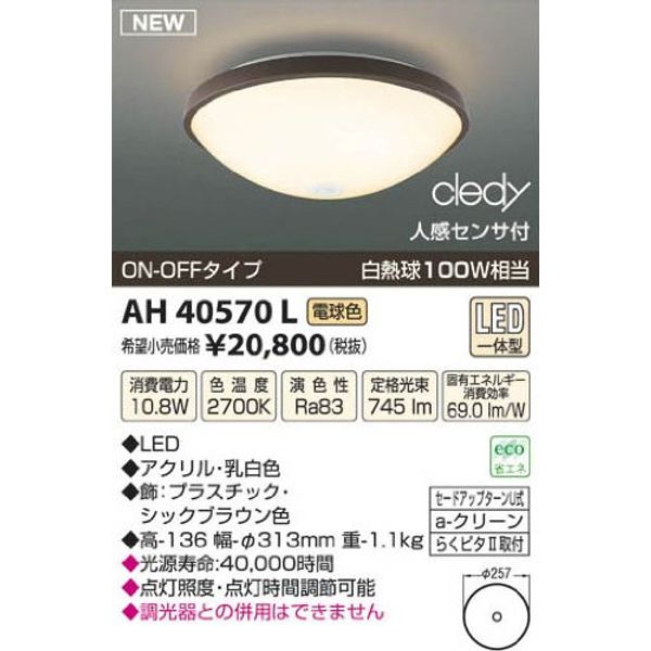 Koizumi Lighting / KOIZUMI / LED Ceiling / AH40570L