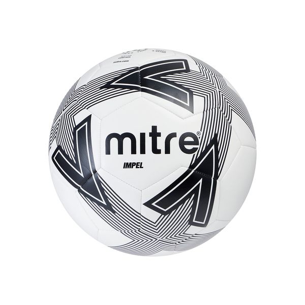 Mitre Impel Training Football,White/Black, 5