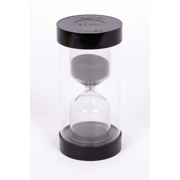 TickiT 92123 ColourBright Sand Timer - 30 Minute in Black
