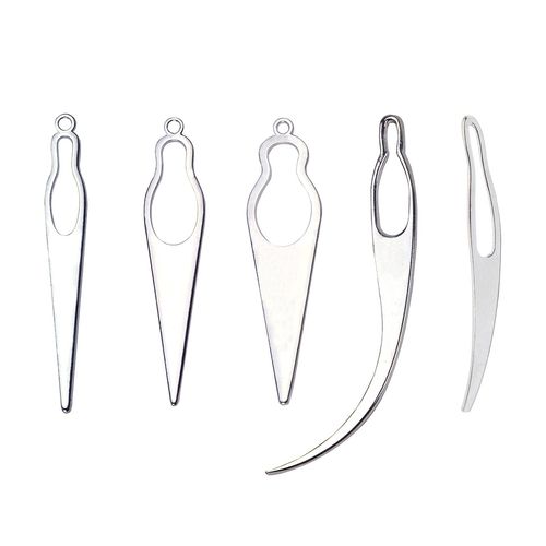 5 Pieces Dreadlocks Tools Hair Interlocking Tool Crochet Needle Sisterlocks Craft Dreadlocks Hair Extensions Locs Tightening Accessories Easyloc Hair Tool (Silver)
